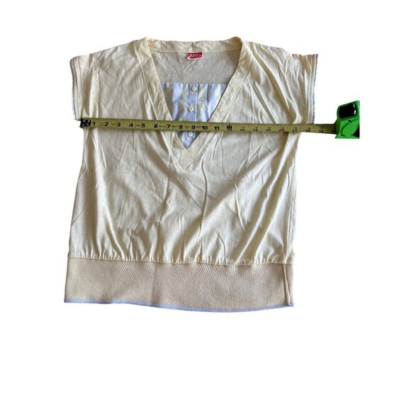 Vintage Tail Womens Yellow V-Neck Top & Checkered PantsSet Size 9/10 Rare Unique - Picture 16 of 16